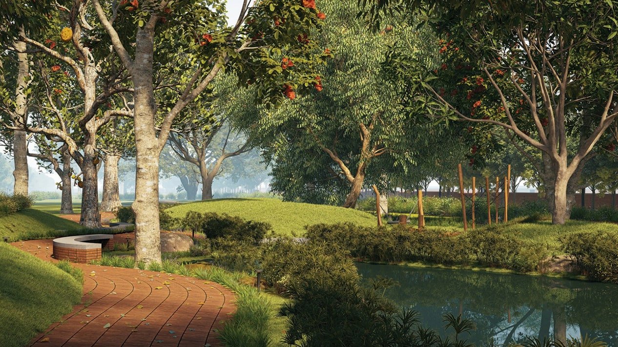 Tangled Up in Green Devanahalli eucalyptus forest, eco-friendly plotted development Bengaluru